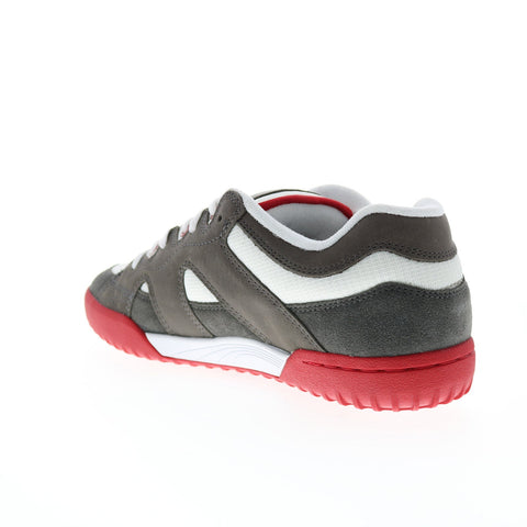 ES One Nine 7 5101000196372 Mens Gray Leather Skate Inspired Sneakers Shoes