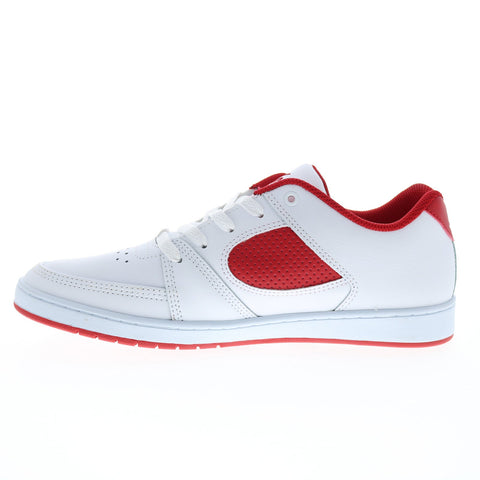 ES Accel Slim X Go Skateboarding Day Mens White Leather Sneakers Shoes