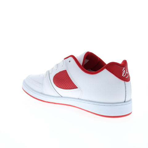 ES Accel Slim X Go Skateboarding Day Mens White Leather Sneakers Shoes