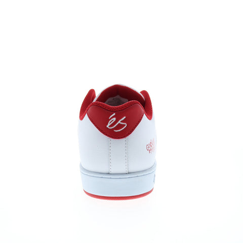 ES Accel Slim X Go Skateboarding Day Mens White Leather Sneakers Shoes
