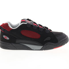 ES Muska 5102000063595 Mens Black Nubuck Skate Inspired Sneakers Shoes