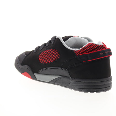 ES Muska 5102000063595 Mens Black Nubuck Skate Inspired Sneakers Shoes