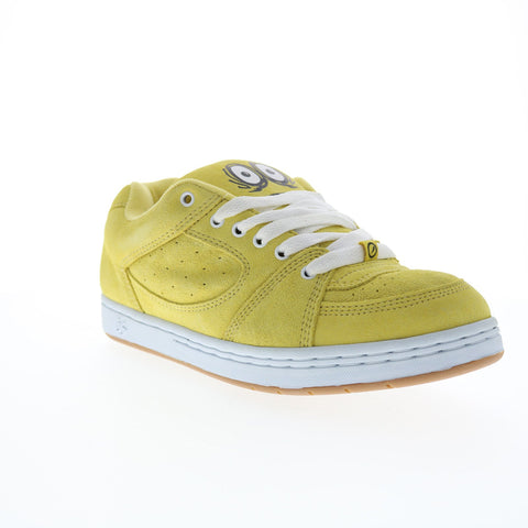 ES Accel OG X Eggcell Mens Yellow Suede Skate Inspired Sneakers Shoes