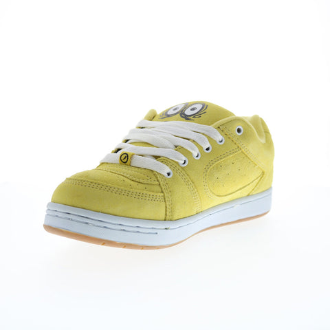 ES Accel OG X Eggcell Mens Yellow Suede Skate Inspired Sneakers Shoes