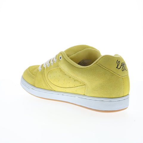ES Accel OG X Eggcell Mens Yellow Suede Skate Inspired Sneakers Shoes