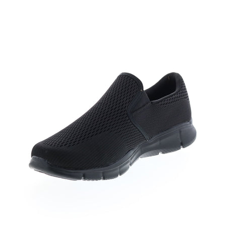 Skechers Equalizer 51503 Mens Black Lace Up Loafers & Slip Ons Casual Shoes