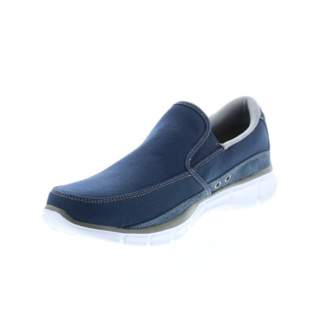 Skechers Equalizer 51503 Mens Blue Lace Up Loafers & Slip Ons Casual Shoes