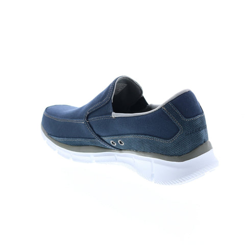 Skechers Equalizer 51503 Mens Blue Lace Up Loafers & Slip Ons Casual Shoes
