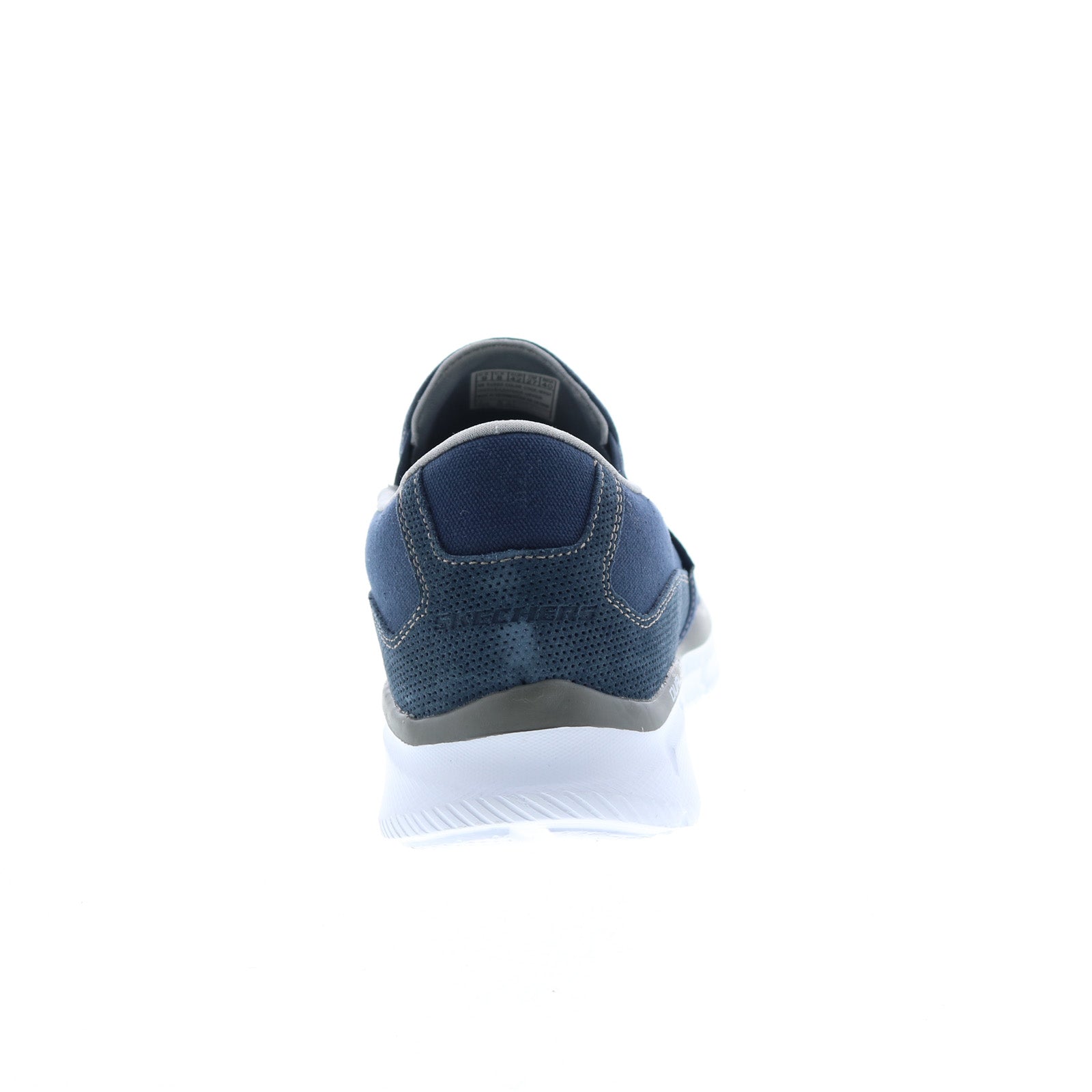 Skechers Equalizer 51503 Mens Blue Canvas Loafers & Slip Ons