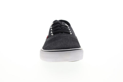 Levis Monterey Denim 517519-01A Mens Black Canvas Lifestyle Sneakers Shoes
