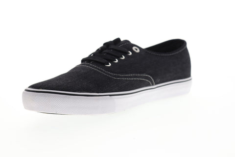 Levis Monterey Denim 517519-01A Mens Black Canvas Lifestyle Sneakers Shoes