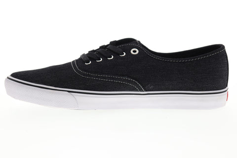 Levis Monterey Denim 517519-01A Mens Black Canvas Lifestyle Sneakers Shoes