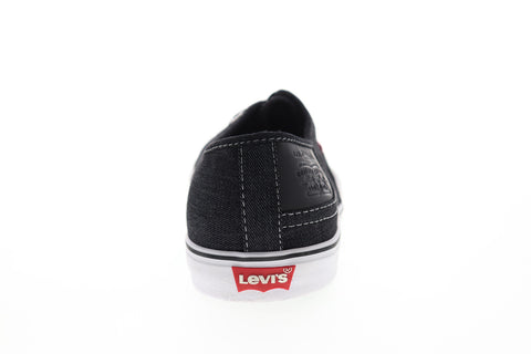 Levis Monterey Denim 517519-01A Mens Black Canvas Lifestyle Sneakers Shoes