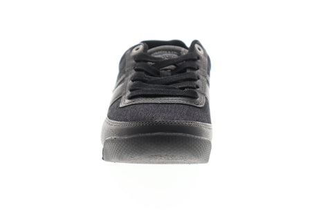 Levis Tustin Denim 517638-24A Mens Black Canvas Lace Up Lifestyle Sneakers Shoes