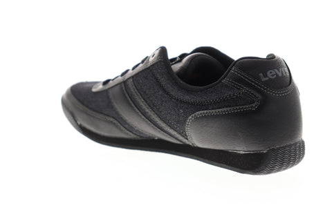 Levis Tustin Denim 517638-24A Mens Black Canvas Lace Up Lifestyle Sneakers Shoes