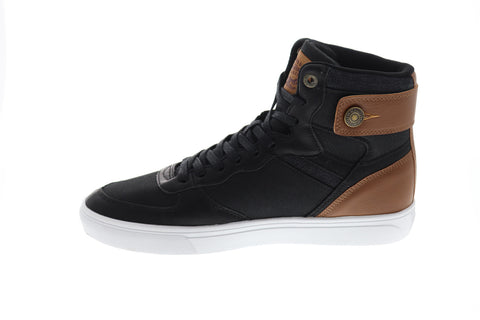 Levis Jeffrey Hi 501 517675-A48 Mens Black Canvas Lifestyle Sneakers Shoes