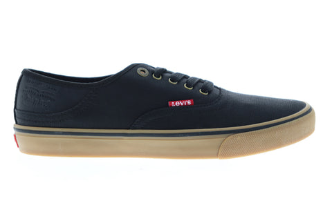 Levis Monterey CT 517771-01A Mens Black Canvas Low Top Lifestyle Sneakers Shoes
