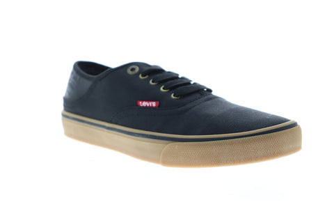 Levis Monterey CT 517771-01A Mens Black Canvas Low Top Lifestyle Sneakers Shoes