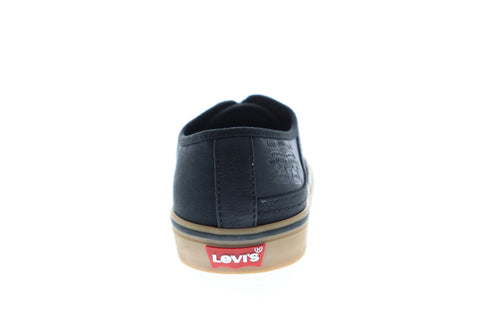 Levis Monterey CT 517771-01A Mens Black Canvas Low Top Lifestyle Sneakers Shoes