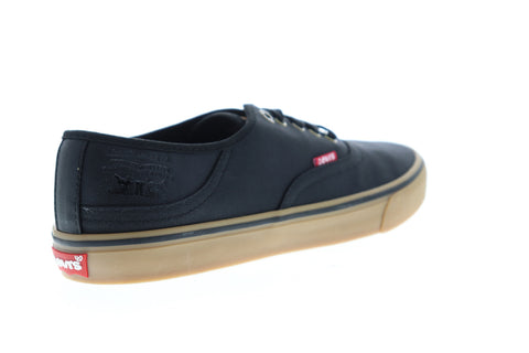 Levis Monterey CT 517771-01A Mens Black Canvas Low Top Lifestyle Sneakers Shoes