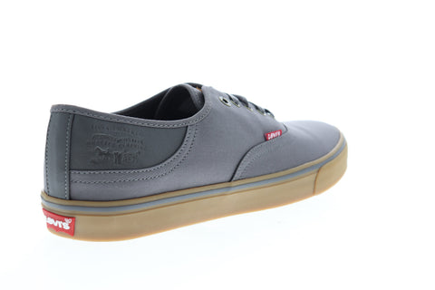 Levis Monterey CT 517771-10G Mens Gray Canvas Low Top Lifestyle Sneakers Shoes