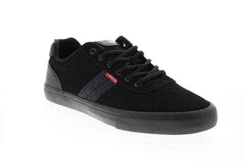 Levis Miles Perf PU NB 517777-A481 Mens Black Lifestyle Sneakers Shoes