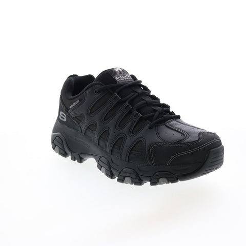Skechers Terrabite Dellga 51847W Mens Black Wide Athletic Hiking Shoes
