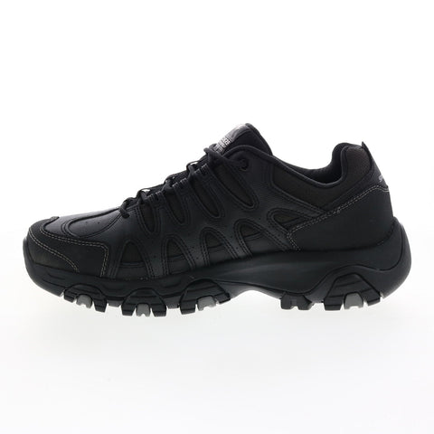 Skechers Terrabite Dellga 51847W Mens Black Wide Athletic Hiking Shoes