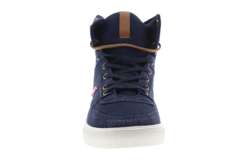 Levis Mason Hi 501 518570-72U Mens Blue Canvas High Top Lifestyle Sneakers Shoes