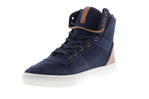 Levis Mason Hi 501 518570-72U Mens Blue Canvas High Top Lifestyle Sneakers Shoes