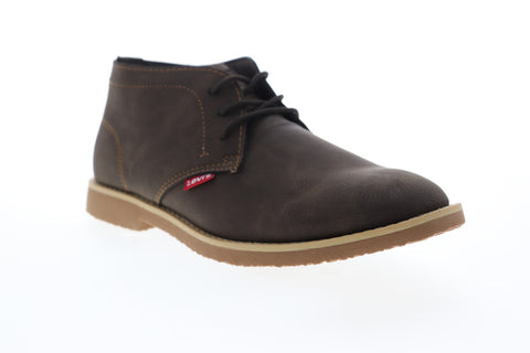 Levis Sonoma Wax NB 518815-01B Mens Brown Mid Top Lace Up Chukkas Boots