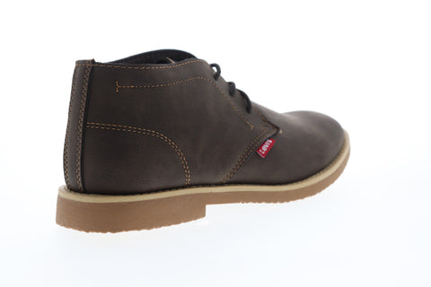 Levis Sonoma Wax NB 518815-01B Mens Brown Mid Top Lace Up Chukkas Boots