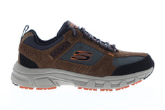 Skechers Oak Canyon Mens Brown Suede & Textile Athletic Running Shoes