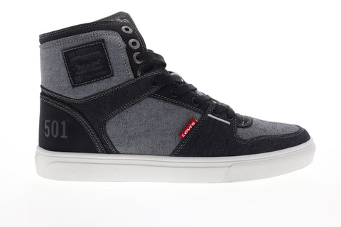 Levis Mason HI 501 Denim WX NB 519215-24A Mens Black Lifestyle Sneakers Shoes