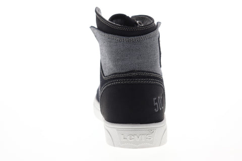 Levis Mason HI 501 Denim WX NB 519215-24A Mens Black Lifestyle Sneakers Shoes