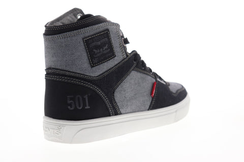 Levis Mason HI 501 Denim WX NB 519215-24A Mens Black Lifestyle Sneakers Shoes