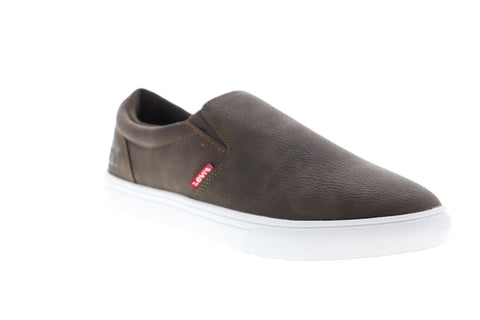 Levis Jeffrey 501 Slip On WX 519220-01B Mens Brown Lifestyle Sneakers Shoes
