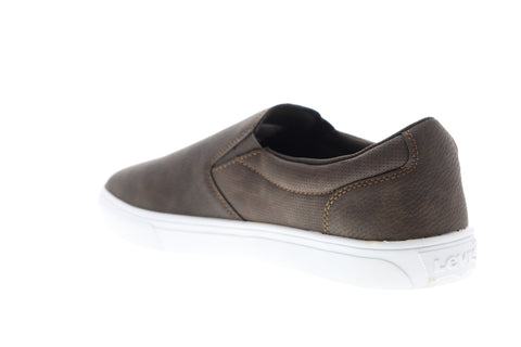Levis Jeffrey 501 Slip On WX 519220-01B Mens Brown Lifestyle Sneakers Shoes