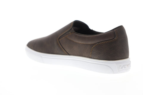 Levis Jeffrey 501 Slip On WX 519220-01B Mens Brown Lifestyle Sneakers Shoes