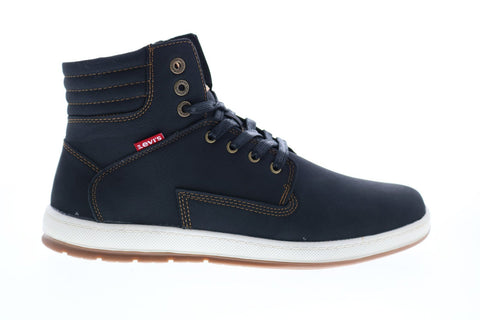 Levis Fletcher 2 Waxed UL NB Mens Black Synthetic Lifestyle Sneakers Shoes