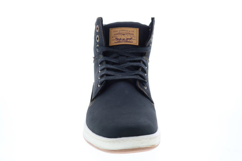 Levis Fletcher 2 Waxed UL NB Mens Black Synthetic Lifestyle Sneakers Shoes