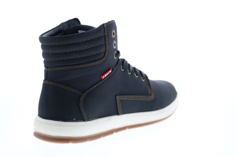 Levis Fletcher 2 Waxed UL NB Mens Black Synthetic Lifestyle Sneakers Shoes