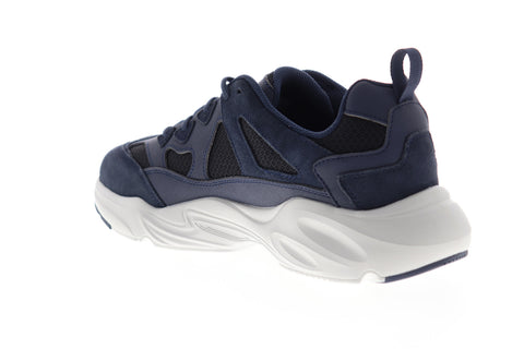 Skechers Stamina Airy 51937 Mens Blue Mesh Low Top Lifestyle Sneakers Shoes
