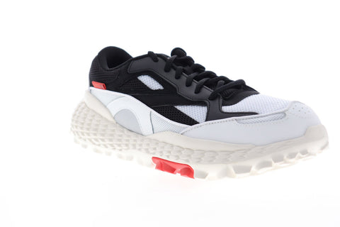 Skechers Monster Azuza 51942 Mens White Mesh Low Top Sneakers Shoes