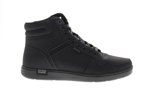 Levis Weston Wx 519494-A481 Mens Black Leather Lifestyle Sneakers Shoes