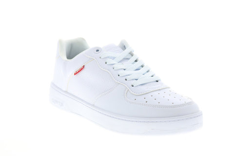 Levis Backspin Ui 519586 Mens White Leather Lifestyle Sneakers Shoes