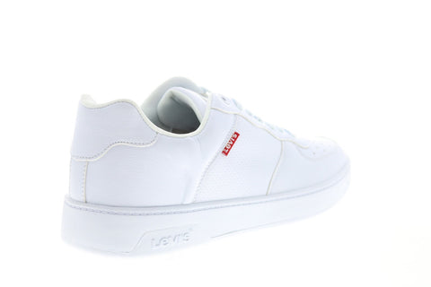 Levis Backspin Ui 519586 Mens White Leather Lifestyle Sneakers Shoes