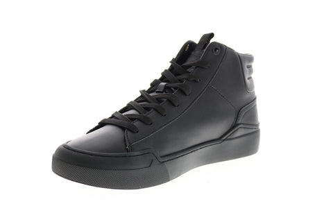 Levis 521 Essential 519724 Mens Black Leather Lifestyle Sneakers Shoes
