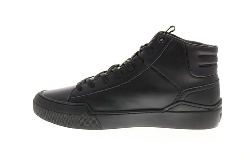 Levis 521 Essential 519724 Mens Black Leather Lifestyle Sneakers Shoes