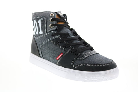 Levis 501 Mason Hi Chm 519733-01A1 Mens Black Lifestyle Sneakers Shoes